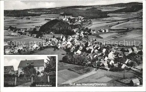 Wernberg-Koeblitz Fliegeraufnahme Schienzkurheim / Wernberg-Koeblitz /Schwandorf LKR