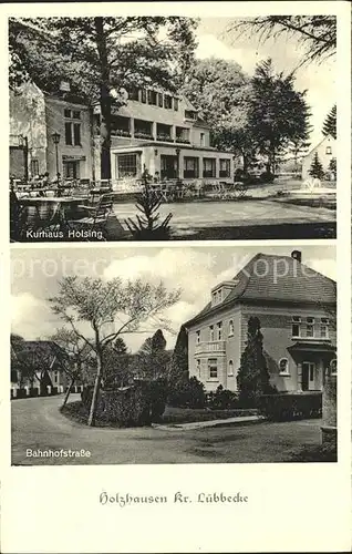 Holzhausen Luebbecke Kurhaus Holsing Bahnhofstrasse / Preussisch Oldendorf /Minden-Luebbecke LKR