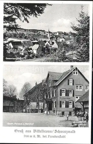 Bittelbronn Haigerloch Gasthaus Pension zum Bahnhof / Haigerloch /Zollernalbkreis LKR