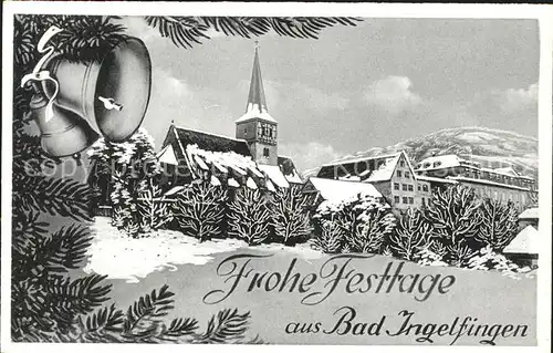 Bad Ingelfingen Weihnachtskarte / Ingelfingen /Hohenlohekreis LKR