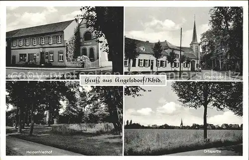 Angelsdorf Gasthaus Lebensmittel Peter Simons Heldenfriedhof / Elsdorf /Rhein-Erft-Kreis LKR