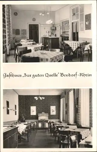 Bendorf Rhein Gasthaus zur guten Quelle / Bendorf /Mayen-Koblenz LKR