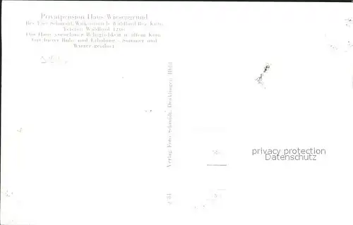 Wilkenroth Haus Wiesengrund Pension / Waldbroel /Oberbergischer Kreis LKR
