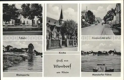 Mondorf Siegkreis Provinzialstrasse Faehre Rhein / Niederkassel /Rhein-Sieg-Kreis LKR