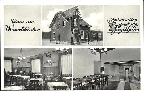 Wermelskirchen Restaurant Bergisches Jagdhaus Kegelbahn / Wermelskirchen /Rheinisch-Bergischer Kreis LKR