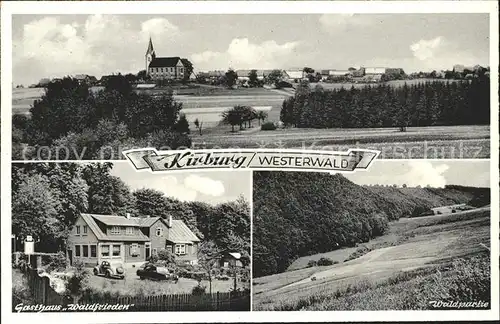 Kirburg Gasthaus Waldfrieden / Kirburg /Westerwaldkreis LKR