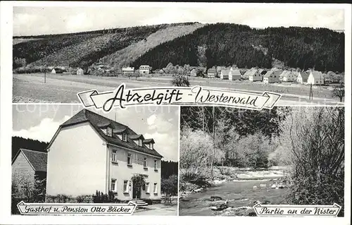 Atzelgift Gasthaus Pension Otto Baecker Nister / Atzelgift /Westerwaldkreis LKR