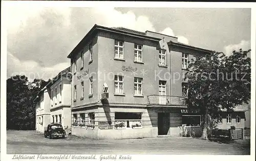 Flammersfeld Gasthaus Kraus Auto / Flammersfeld /Altenkirchen Westerwald LKR