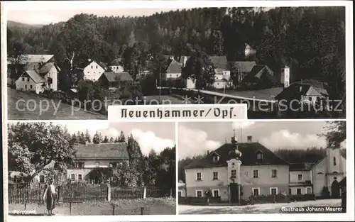 Neuenhammer Gasthaus Johann Maurer Forstamt / Georgenberg /Neustadt Waldnaab LKR