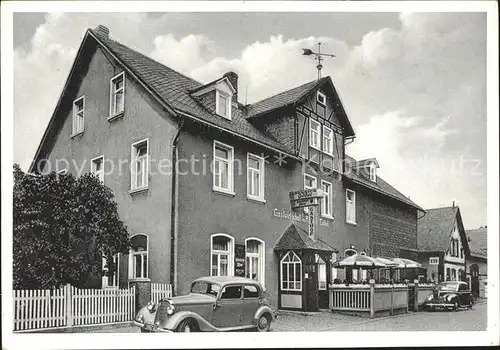 Unnau Westerwald Gasthaus Pension Richard Goebel Autos / Unnau /Westerwaldkreis LKR