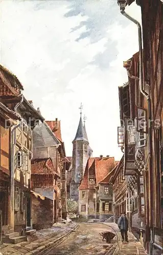 Hildesheim Kuenstlerkarte Hinterer Bruehl / Hildesheim /Hildesheim LKR