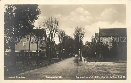 Benneckenstein Bahnhofstrasse Hotel Frentzel / Benneckenstein /Harz LKR