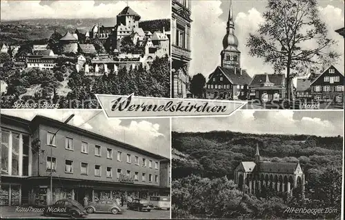 Wermelskirchen Schlossburg Kaufhaus Nickel Altenberger Dom / Wermelskirchen /Rheinisch-Bergischer Kreis LKR