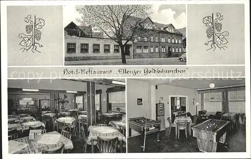 Ellenz-Poltersdorf Hotel Restaurant Ellenzer Goldbaeumchen / Ellenz-Poltersdorf /Cochem-Zell LKR