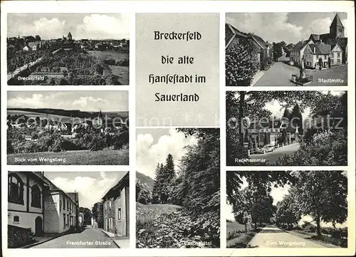 Breckerfeld Reckhammer Wengsberg Frankfurter Strasse / Breckerfeld /Ennepe-Ruhr-Kreis LKR