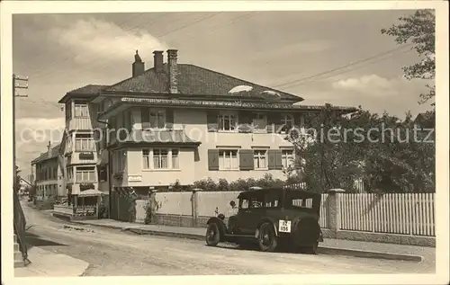 Scheidegg Allgaeu Dorfpartie Auto / Scheidegg /Lindau LKR