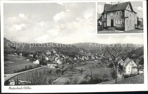 Medenbach Dillkreis Gasthaus Metzgerei Heinrich Cunz / Breitscheid /Lahn-Dill-Kreis LKR