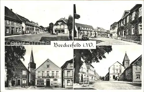 Breckerfeld Frankfurter Strasse Denkmalstrasse / Breckerfeld /Ennepe-Ruhr-Kreis LKR