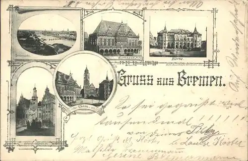 Bremen Boerse %ra Dom  / Bremen /Bremen Stadtkreis