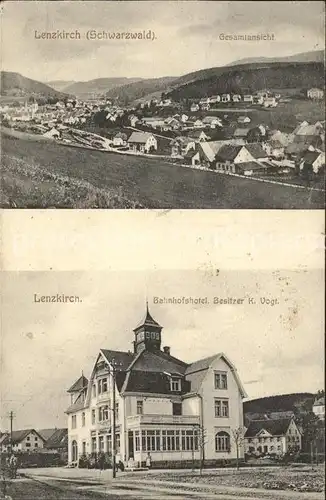 Lenzkirch Bahnhofshotel K. Vogt / Lenzkirch /Breisgau-Hochschwarzwald LKR