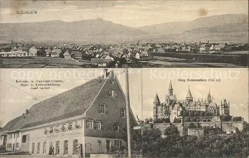 Bisingen Hechingen Kolonialwaren Josef Lacher Burg Hohenzollern / Bisingen /Zollernalbkreis LKR