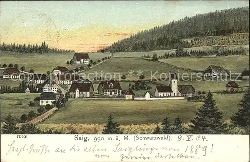 Saig Schwarzwald  / Lenzkirch /Breisgau-Hochschwarzwald LKR