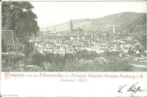 Freiburg Breisgau Fahnenweihe Arbeiter-Verein / Freiburg im Breisgau /Breisgau-Hochschwarzwald LKR