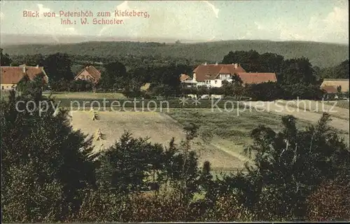 Hamburg Blick von Petershoeh zum Kiekberg W. Schuster / Hamburg /Hamburg Stadtkreis