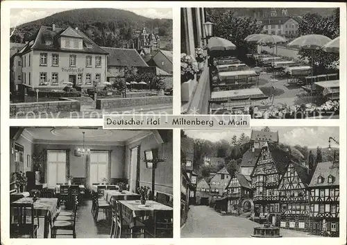 Miltenberg Main Deutscher Hof Rudolf Weigand / Miltenberg /Miltenberg LKR