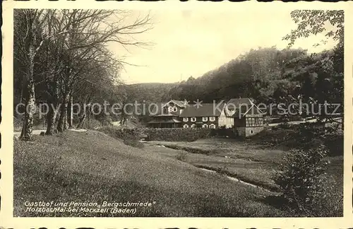 Marxzell Gasthof Pension zur Bergschmiede / Marxzell /Karlsruhe LKR