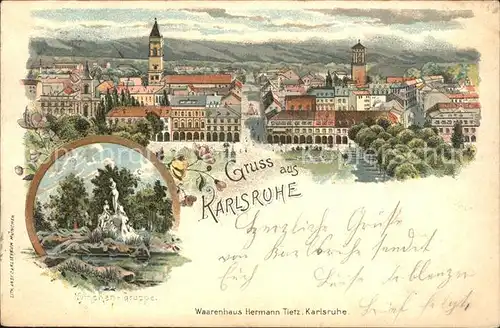 Karlsruhe Baden Nymphen-Gruppe / Karlsruhe /Karlsruhe LKR