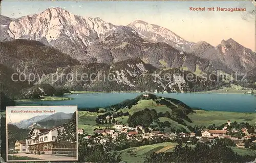 Kochel See Herzogstand Bahn-Restauration  / Kochel a.See /Bad Toelz-Wolfratshausen LKR