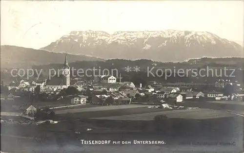 Teisendorf Oberbayern mit dem Untersberg / Teisendorf /Berchtesgadener Land LKR