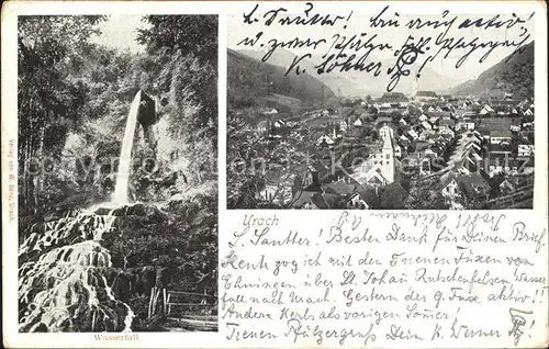 Bad Urach Wasserfall  / Bad Urach /Reutlingen LKR