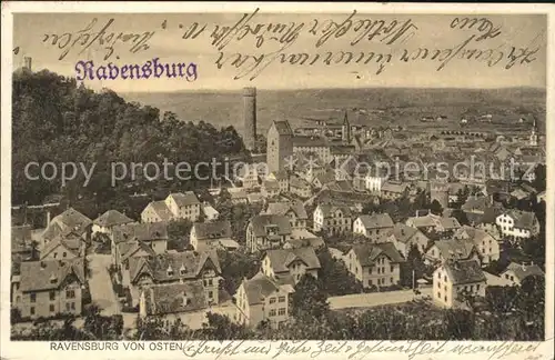 Ravensburg Wuerttemberg von Osten / Ravensburg /Ravensburg LKR