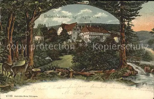 Bebenhausen Tuebingen Kgl. Jagdschloss / Tuebingen /Tuebingen LKR
