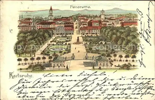 Karlsruhe Baden Panorama / Karlsruhe /Karlsruhe LKR