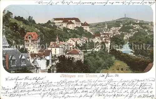 Tuebingen von Westen / Tuebingen /Tuebingen LKR