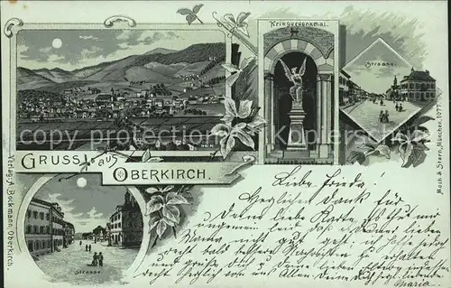 Oberkirch Baden Kriegerdenkmal Strasse  / Oberkirch /Ortenaukreis LKR