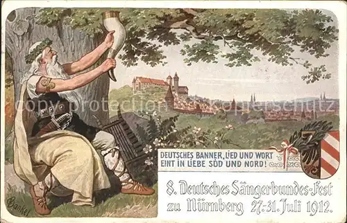 Nuernberg 8. Deutsches Saengerbundes Fest  / Nuernberg /Nuernberg Stadtkreis