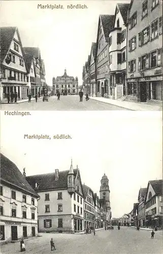 Hechingen Marktplatz noerdlich suedlich / Hechingen /Zollernalbkreis LKR