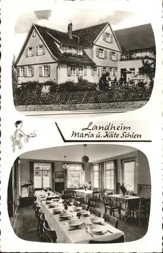 Eutendorf Landheim Maria Kaete Schien / Gaildorf /Schwaebisch Hall LKR
