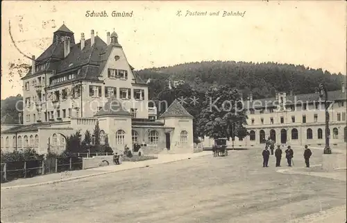 Schwaebisch Gmuend Postamt Bahnhof / Schwaebisch Gmuend /Ostalbkreis LKR