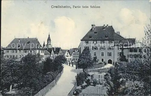 Crailsheim Partie beim Schloss / Crailsheim /Schwaebisch Hall LKR