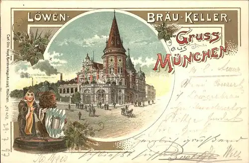 Muenchen Loewen-Braeu-Keller  / Muenchen /Muenchen LKR