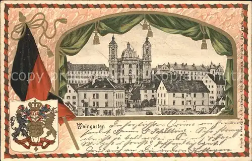 Weingarten Wuerttemberg Fensterkarte / Weingarten /Ravensburg LKR