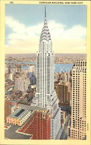New York City Chrysler Building Skyscraper / New York /