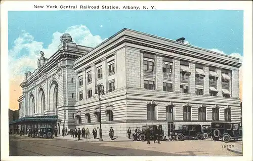 Albany New York Central Railroad Station Kat. Albany