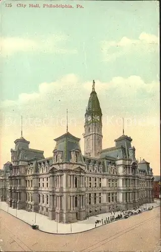 Philadelphia Pennsylvania City Hall Kat. Philadelphia