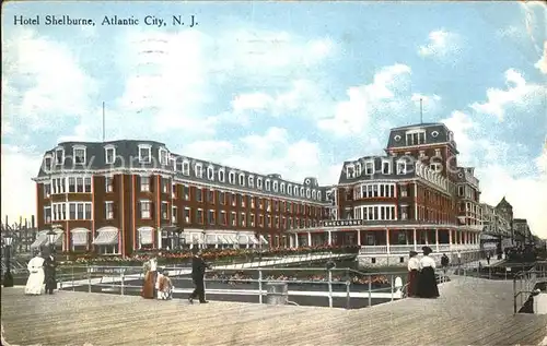 Atlantic City New Jersey Hotel Shelburne Kat. Atlantic City